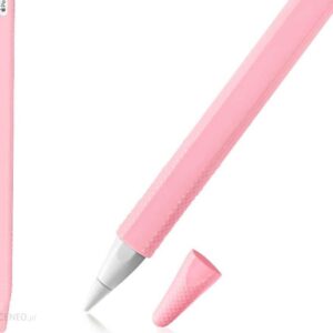 Alogy Etui ochronne obudowa pokrowiec na Apple Pencil 2 Różowe
