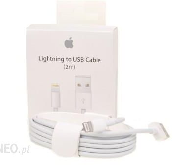 Apple kabel USB lightning Model A1510 2m Biały (MD819ZM/A)