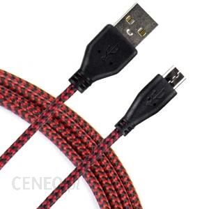 Art Kabel USB Micro USB 2m Czerwony/Czarny
