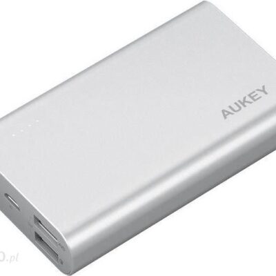 Powerbank Aukey 10050mAh Srebrny (PB-AT10)