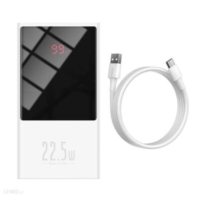 Powerbank Baseus 10000mAh Biały (PPMNA02)