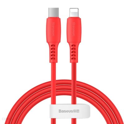 Baseus Colourful kabel przewód USB Typ C / Lightning Power Delivery 18W 1