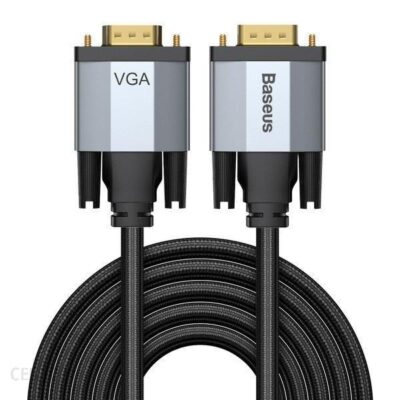 Baseus Enjoyment dwukierunkowy kabel przewód VGA / VGA 3m szary (CAKSX-V0G)