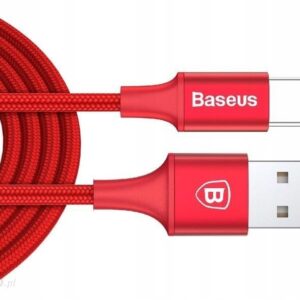 BASEUS Kabel USB-C 2m Czerwony (CATSU-C09)