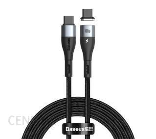 Baseus Kabel USB-C do USB-C Zinc 100W 1.5m Czarny (CATXCQ01)