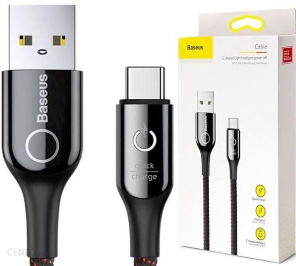 BASEUS Kabel USB-C - microUSB QC Quick Charge C-Shaped Light CATCD-01 1m