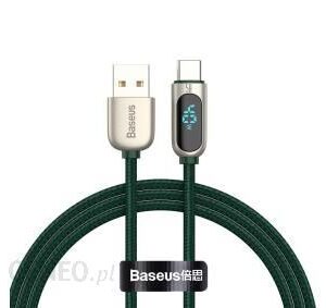 Baseus Kabel USB do USB-C Display 5A 1m Zielony (CATSK06)