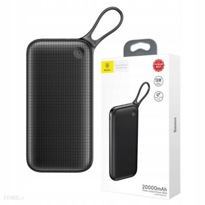 Powerbank Baseus Powerful QC 3.0 20000Mah Czarny