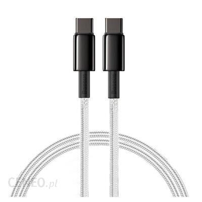 BASEUS Tungsten Gold Kabel USB Typ-C - USB Typ-C 1m Biały (CATWJF02)