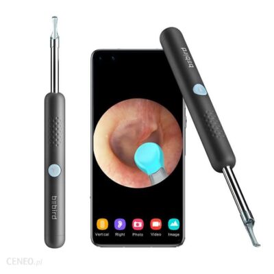 Bebird Xiaomi Otoskop do czyszczenia uszu z kamerką Czarny (R1)