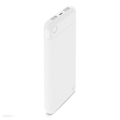 Powerbank Belkin Boostcharge 10000mAh + Lightning Biały (F7U046BTWHT)