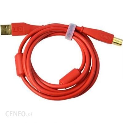 DJ TECHTOOLS CHROMA CABLE USB 1.5 M‌ PROSTY CZERWONY (84448)