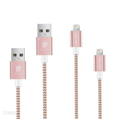 Duxducis 2-Pack Lightning Cable 100Cm + 20Cm Rose Gold (6540000)