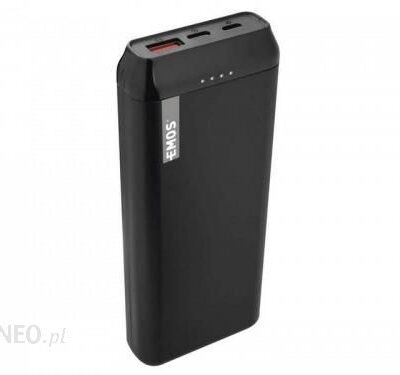 Powerbank EMOS ALPHAQ 20000mAh Czarny (B0525B)