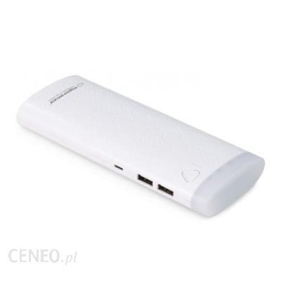 Powerbank Esperanza 10000mAh Fermion Biały (EMP114W)