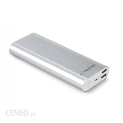 Powerbank Esperanza 10000Mah Proton Srebrny (EMP113S)