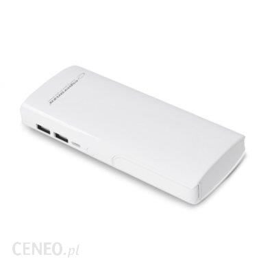 Powerbank Esperanza 11000mAh Ray Biały (EMP112W)