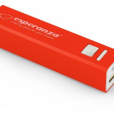 Powerbank Esperanza 2400mAh Czerwony (EMP102R)