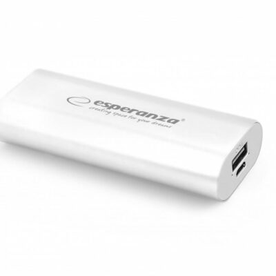 Powerbank Esperanza 4400mAh Biały (EMP105W)