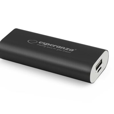 Powerbank Esperanza 4400mAh Czarny (EMP105K)