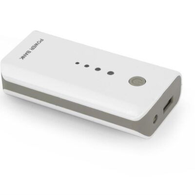 Powerbank Esperanza 5200mAh Biały/Szary (EMP104WE)