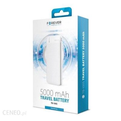 Powerbank Forever 5000 Mah Tb-100S Biały