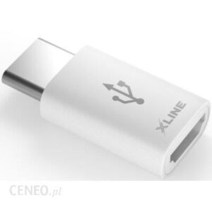 Götze & Jensen GOTZE & JENSEN Xline Adapter Micro-USB - USB-C Biały (AU00WDC)