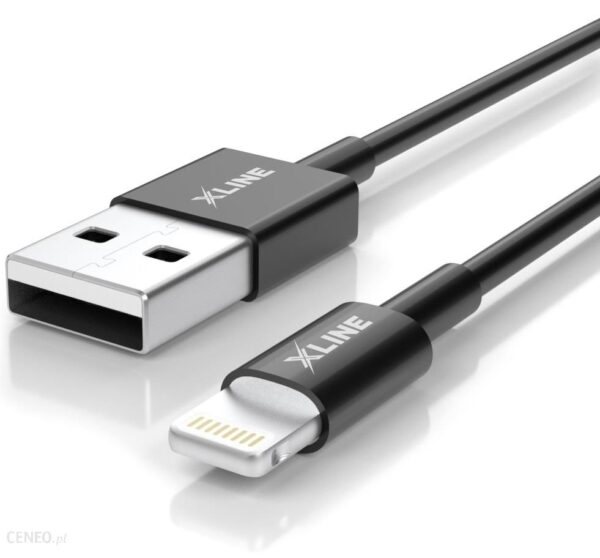 GÖTZE & JENSEN Kabel USB Lightning Xline Czarny (UC01KAL)