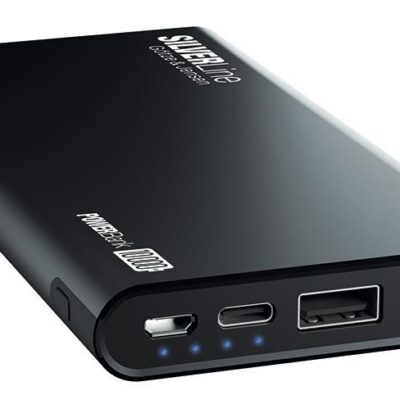 Powerbank Gotze & Jensen Silver Line 10000mAh Czarny (PZMI11K)