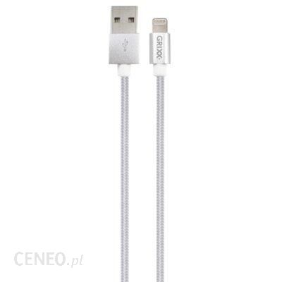 Grixx Kabel USB - Lighting Optimum 1m Biały (GROIPCA8PINFW01)