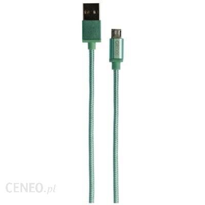 Grixx Kabel USB - Micro USB 1m Zielony (GRCAMUSBFGN01)