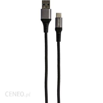 Grixx Kabel USB - USB-C 1m Czarny (GRCACUSBFBK01)