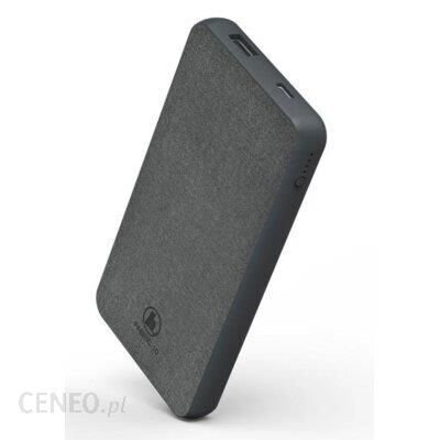 Powerbank HAMA Fabric 10 10000mAh Szary (187257)