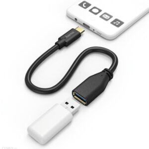 Hama Kabel USB Type-C 15cm Czarny
