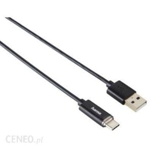 HAMA LED USB USB-C 1m Czarny