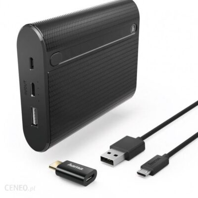 Powerbank Hama Power Pack X10 10400mAh Czarny (178983)