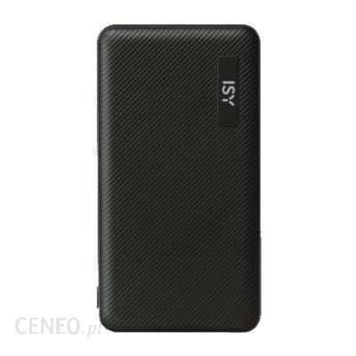 Powerbank ISY 10000mAh Czarny (IPP-10000-SL-BK)