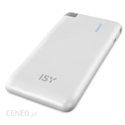 Powerbank Isy 8000mAh Biały (IAP-3800-WT)