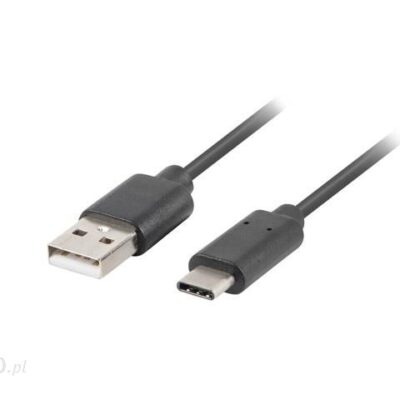 Lanberg Kabel Ca-Usbo-10Cu-0030-Bk Usb 2.0 Typu A Usb 2.0 Typu C 3M Czarny