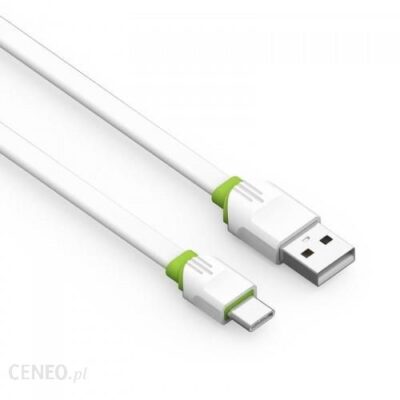 LDNIO Kabel płaski TPU LS35 USB - USB typ C 2m długości