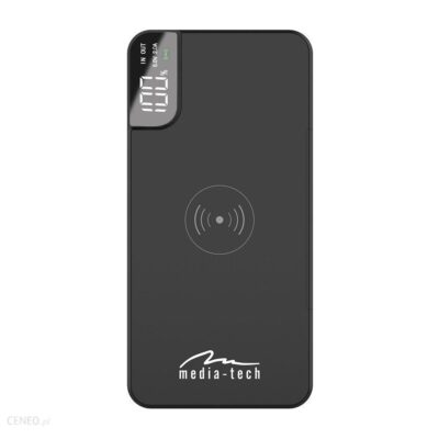 Powerbank MEDIA-TECH 10000mAh Czarny (MT6353)