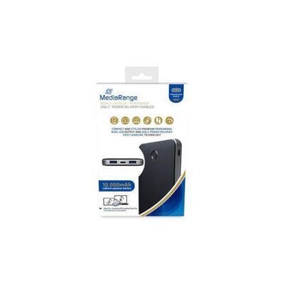 Powerbank MediaRange 10000mAh Czarny (MR753)