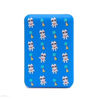 Powerbank Mobility On Board Power Animals 10000mAh Niebieski