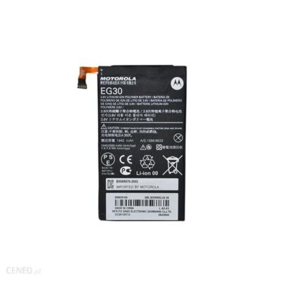 Motorola Droid Razr I 1940Mah 7.4Wh Li-Polymer 3.8V (Oryginalny) (EG30)