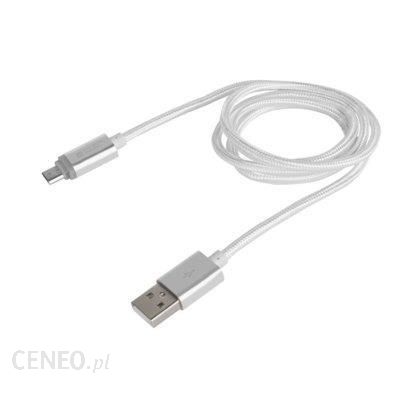 Natec Extreme Media kabel microUSB/USB 2.0 (M) 1m srebrny (NKA1209)