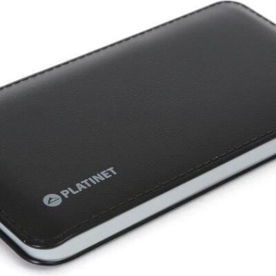 Powerbank Omega Platinet 6000mAh Leather Czarny (PMPB60B)