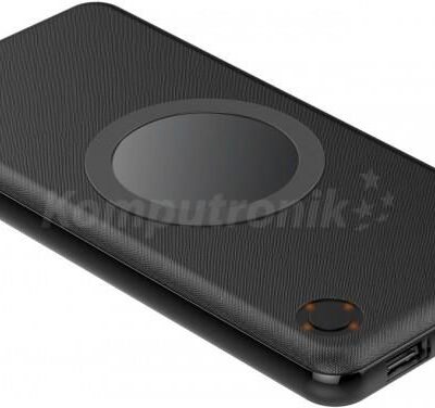 Powerbank Platinet 10000mAh Wireless Charging QI Czarny (PMPB10QB)