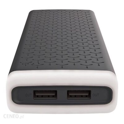 Powerbank Platinet 20000mAh + Ambient Lightieng Czarny (PMPB20PAB)