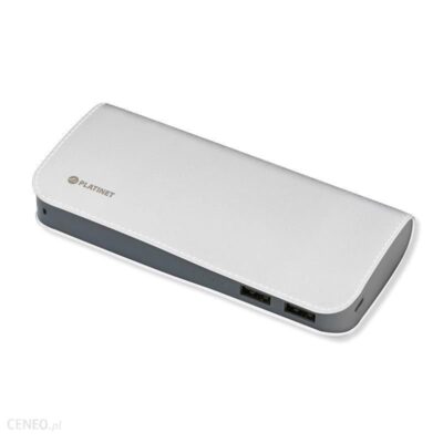 Powerbank Platinet Leather 11000mAh Biały (43714)