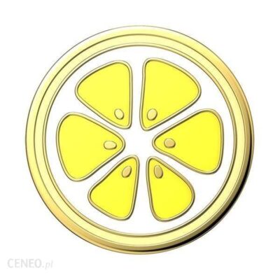 PopSockets Uchwyt Enamel Lemon Slice Yellow
